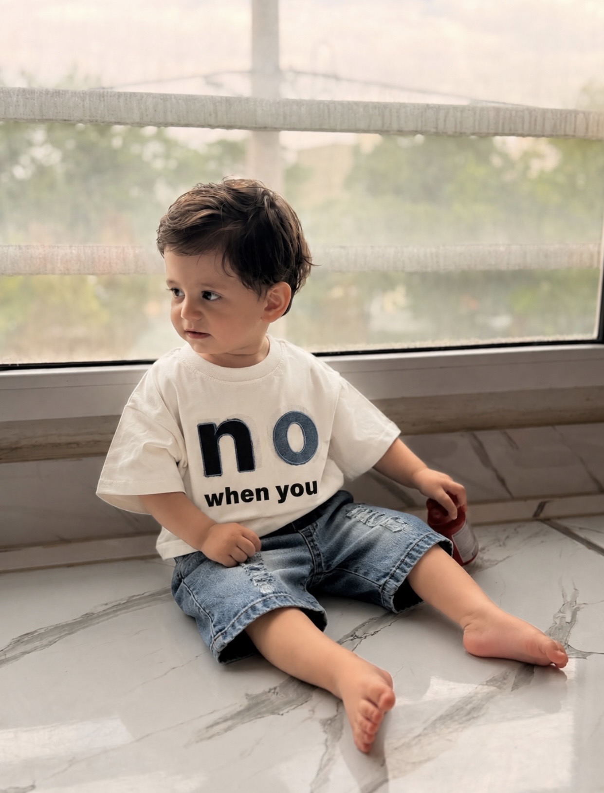 ست تیشرت شلوارک بچگانه no بمب